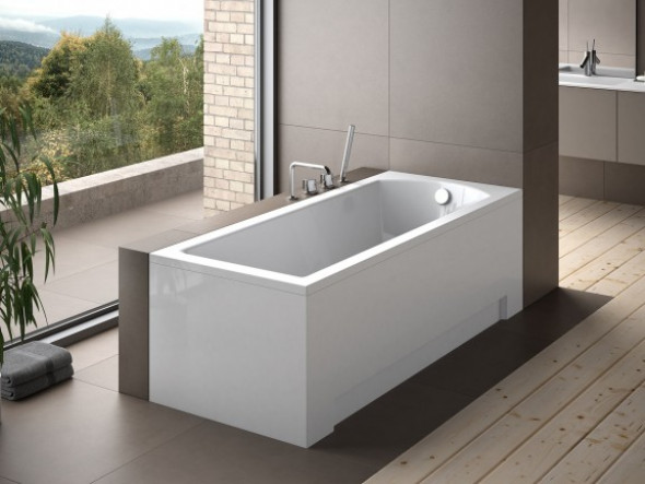 Obudowa do wanny prostokątna Besco Shea 180x80 cm biały OAP-180-UNI