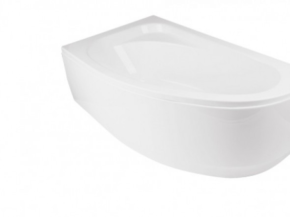 Obudowa wanna asymetryczna lewa Besco Cornea 140x80 cm biały OAC-140-NL