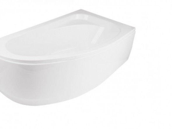 Obudowa wanna asymetryczna prawa Besco Cornea 150x100 cm biały OAC-150-NL