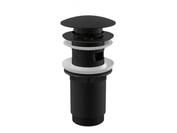 Odpływ umywalkowy tylko w komplecie z wybranymi umywalkami Besco czarny OAU-KKB