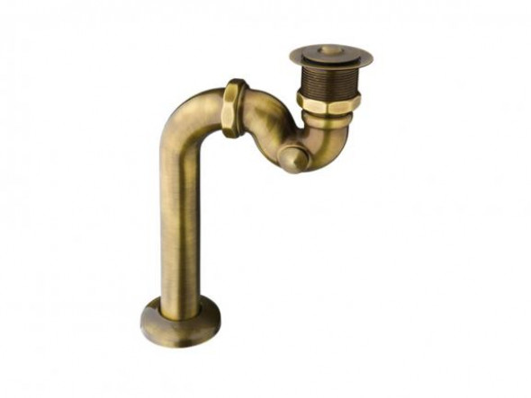 Odpływ wannowy Besco Klik-Klak Retro Mosiądz OKK-MOS