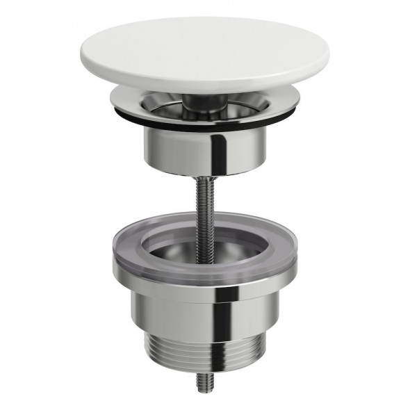 Otwarty zestaw odpływowy Laufen z ceramiczną osłoną odpływu biały H8981880000001