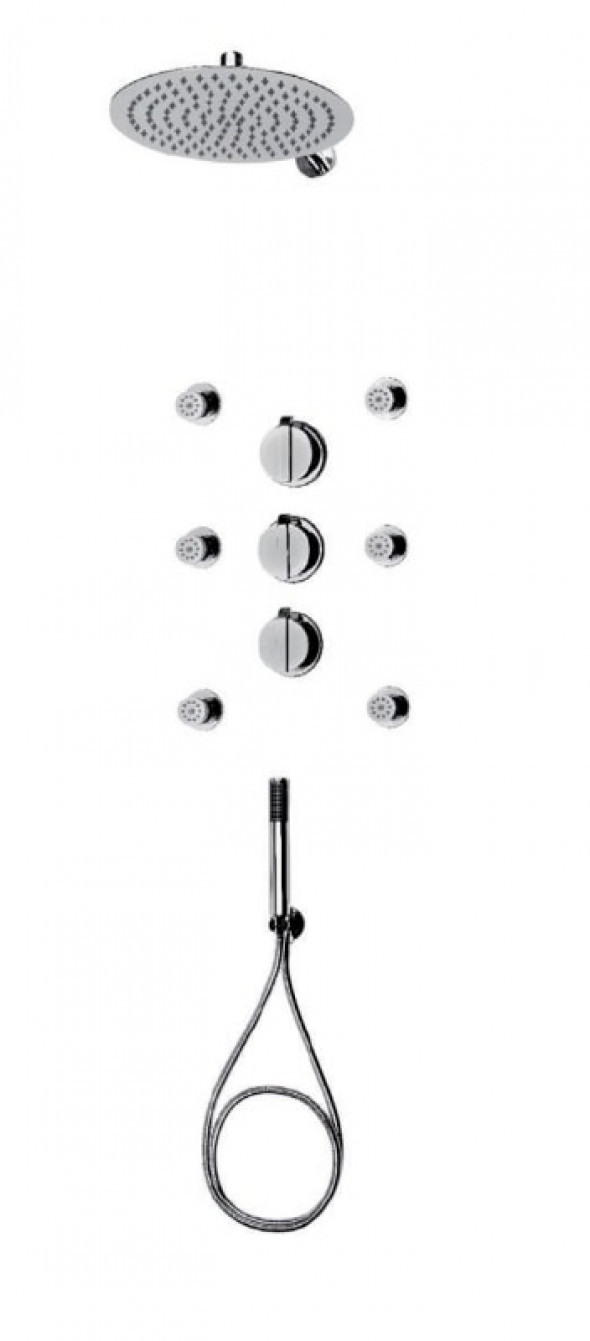 Panel podtynkowy Deante Cascada Multi-System NAC091T ^