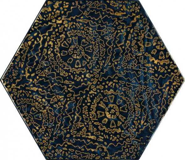Paradyż Urban Colours Blue Inserto Szklane Heksagon A 19,8 x 17,1 cm