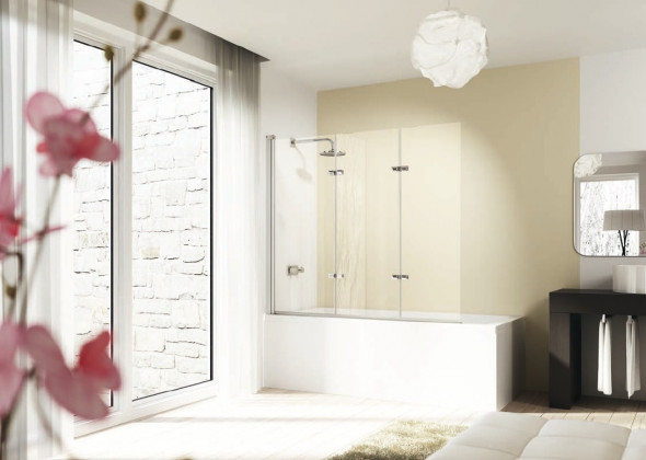 Parawan nawannowy Huppe Design elegance 3-częściowy Lewy 120cm 8E6501.087.321