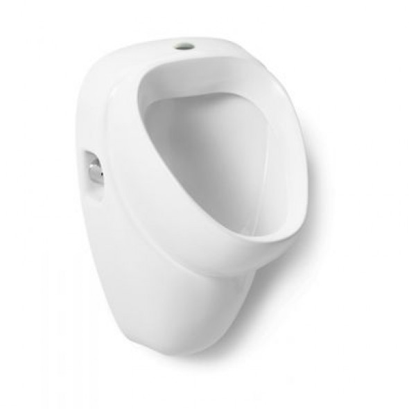 Pisuar (dopływ z góry, odpływ poziomy), bez zestawu montażowego Roca Merino 36,5x36,5 cm, biały A3590J0000