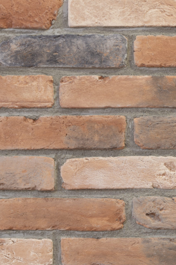 Płytka Ceglana Brześć Litewski Mix Stare Cegły -  Płytki stylizowane na starą cegłę