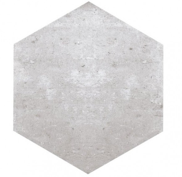 Płytka gresowa Heksagon Nowa Gala Flamenco Jasny szary L-LCP FLM 12  33x28 cm