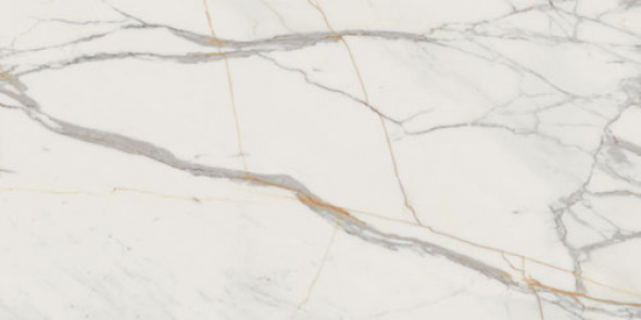 Płytka gresowa Tubądzin Monolith Marmo d'Oro Pol 239,8x119,8 cm