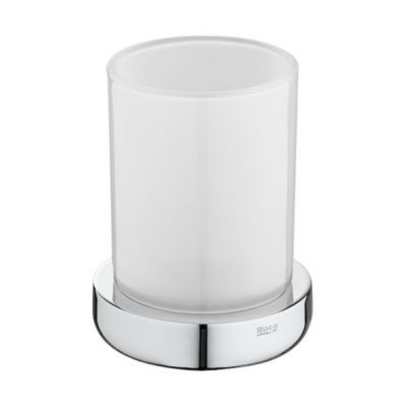 Pojemnik na szczoteczki nablatowy szklany Roca Tempo 11,2x8,7 cm A817022001