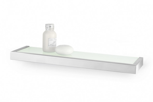 Półka łazienkowa szklana ZACK LINEA 46cm 40384