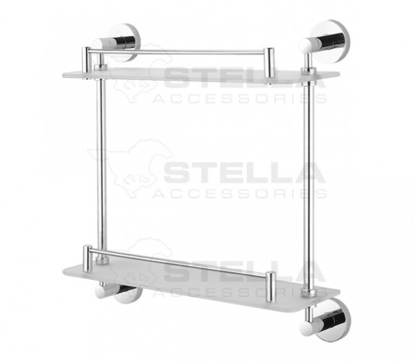 Półka podwójna Stella Classic szkło mat 07.842