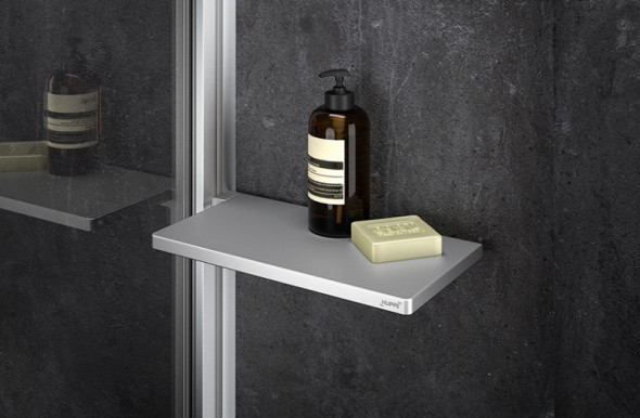 Półka prysznicowa Tablet Huppe Select+ srebrny matowy SL2101087
