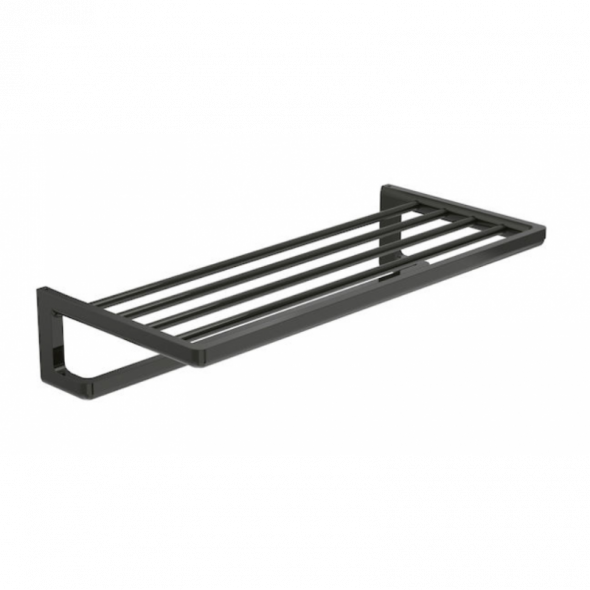 Półka ścienna z wieszakiem na ręcznik Roca Tempo 60×27,3 cm Titanium black A817032022