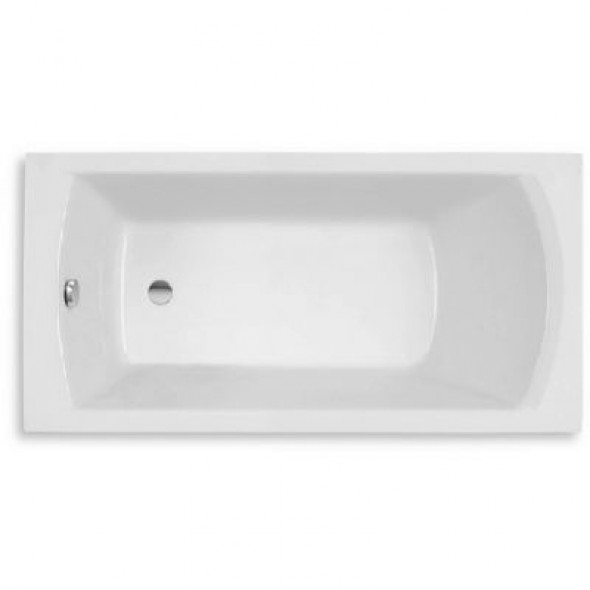 Prostokątna wanna akrylowa 180x80 cm Roca Linea biały A24T058000