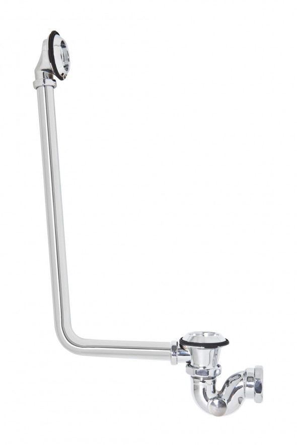 Przelew do wanny retro Marmite Romance Chrom 103700000170