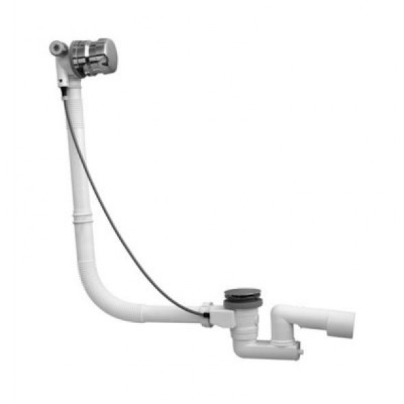 Przelew wannowy z napelnianiem chrom Roca BeCool A24L546001