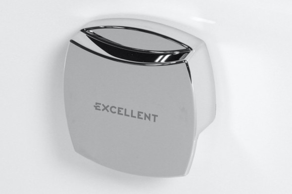 Przelew wannowy z napełnieniem Excellent Square 57 cm Chrom AREX.1825CR