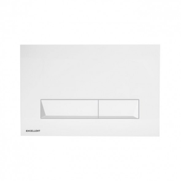 Przycisk spłukujący do WC Excellent Platto biały INEX.PL230.150.WH
