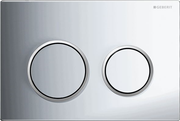 Przycisk spłukujący Geberit Omega20 chrom błyszczący/chrom matowy 115.085.KH.1