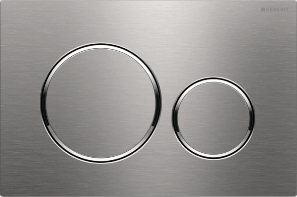 Przycisk spłukujący Geberit Sigma20 stal nierdzewna szczotkowana/polerowana/szczotkowana 115.889.SN.1