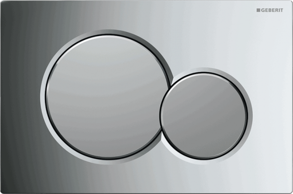 Przycisk uruchamiający przedni Geberit Sigma01 chrom mieszany 115.770.KA.5
