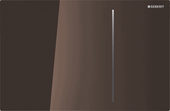 Przycisk uruchamiający przedni Geberit Sigma70 szkło umbra 115.625.SQ.1