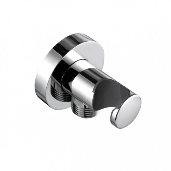 Przyłącze kątowe Kludi do węża natryskowego ze ściennym uchwytem natryskowym  605470500