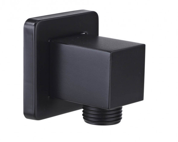 Przyłącze kątowe węża natrysku Laveo Kvadrato czarny NPQ_761K