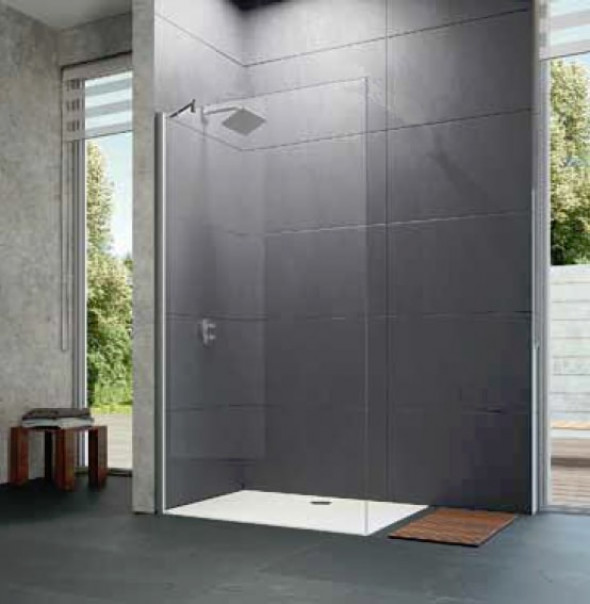 Ścianka boczna wolnostojąca Huppe Design pure 110cm 8P1104.087.321