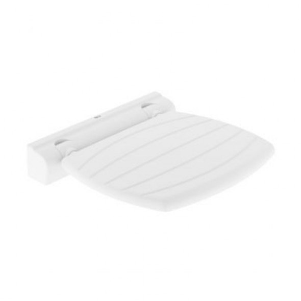 Składane siedzisko Roca Access Comfort 40x42 cm białe, A816912009