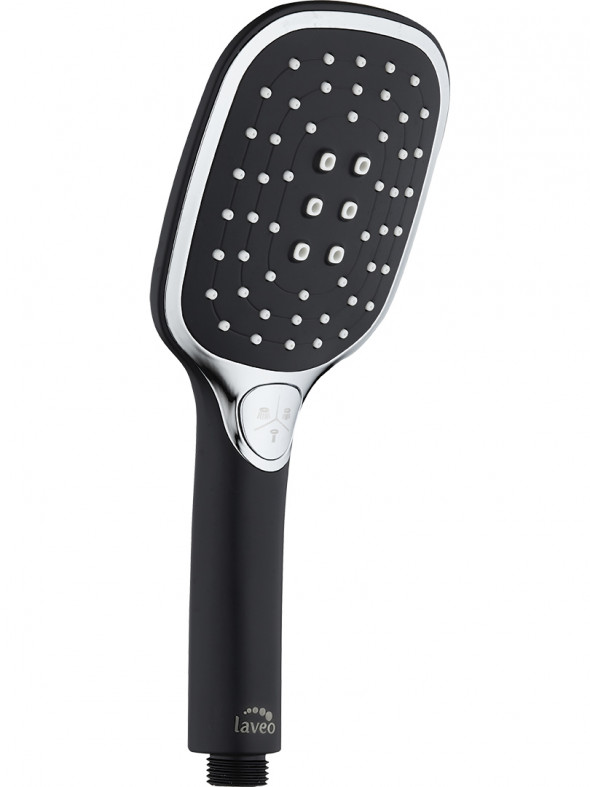 Słuchawka natryskowa Laveo Zorita czarny/chrom NLZ_7SAD