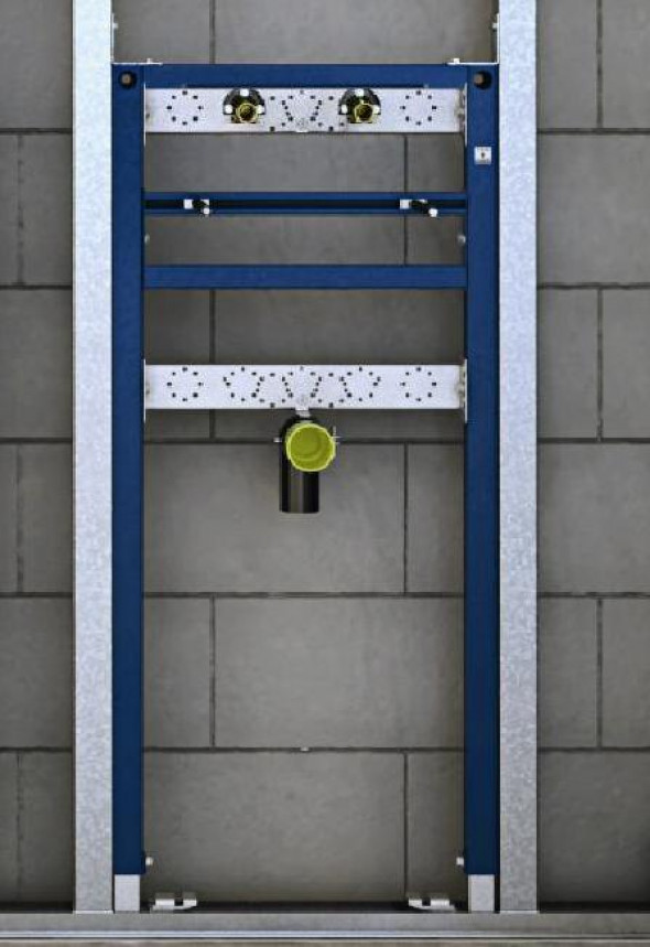 Stelaż do umywalki Geberit Duofix dla baterii ściennej H130 111437001