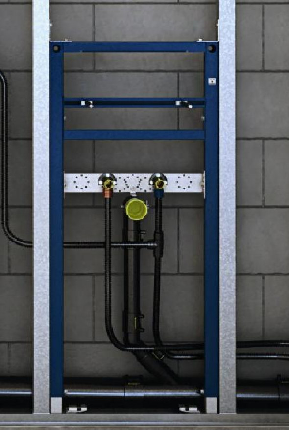 Stelaż do umywalki Geberit Duofix dla baterii stojącej H112 111430001