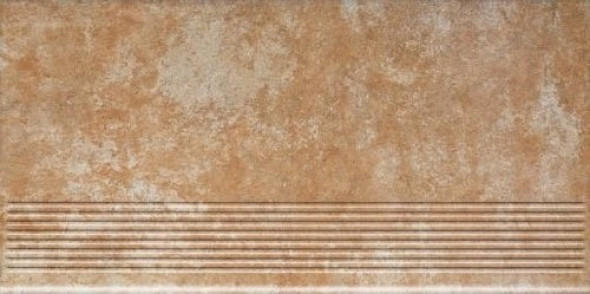 Stopnica Prosta Paradyż Ilario Ochra 30X60cm Mat