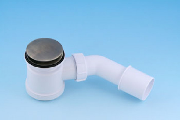 Syfon brodzikowy McAlpine klik-klak Antyczny brąz HC26CLAB