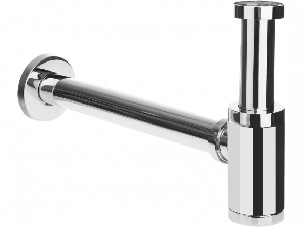 Syfon umywalkowy okrągły Laveo chrom CKS_061D