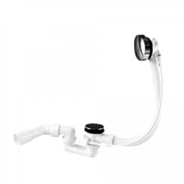 Syfon wannowy Besco  automatyczny White New SW-AUTO-W