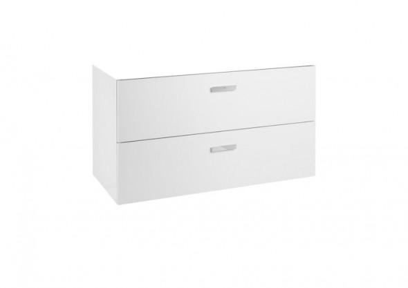 Szafka łazienkowa 2 szuflady 100 cm Roca Victoria Basic biały połysk A856681806