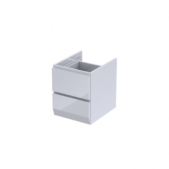 Szafka podumywalkowa 40 cm Oristo Brylant 2 szuflady biały połysk korpus biały OR36-SD2S-40-1