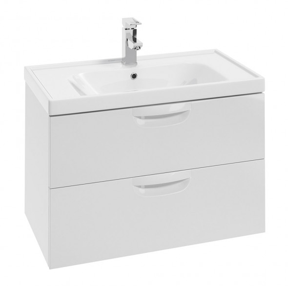 Szafka podumywalkowa Defra Flou D 80 Biały Połysk 79x51,2x43,4 cm 259-D-08007