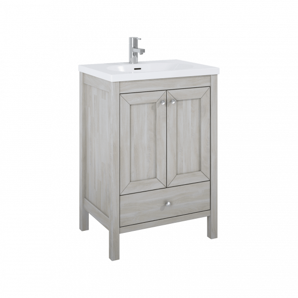 Szafka podumywalkowa Elita Santos Oak 60 2D-1S Biała WASH 60x85x45cm 166380