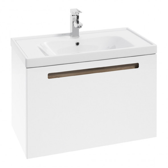 Szafka podumywalkowa wisząca Defra Senso D 80 Biały Połysk 260-D-08002