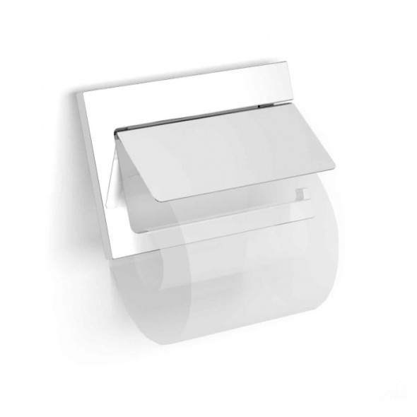 Uchwyt do papieru toaletowego Stella ruchomy z osłonką Stella New York chrom 05.442