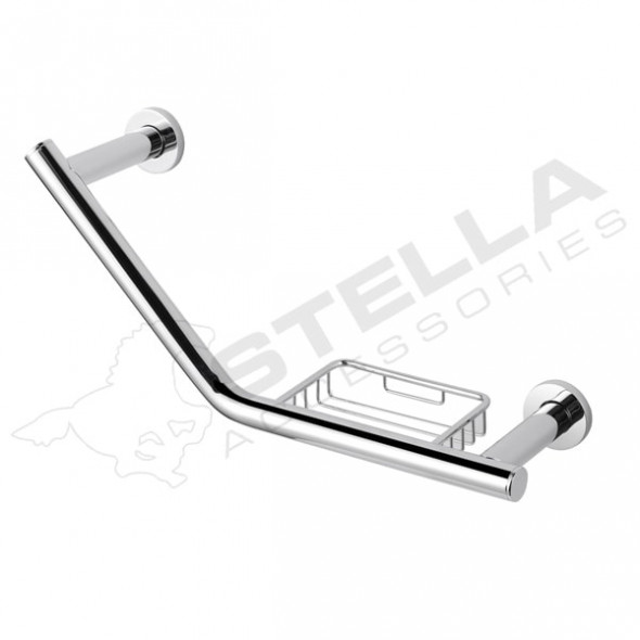 Uchwyt kątowy z koszykiem Stella 19.032