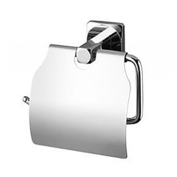 Uchwyt na papier WC z klapką Bisk Ice 04857