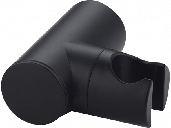 Uchwyt ścienny słuchawki natryskowej Laveo Rondo czarny CNX_70AD