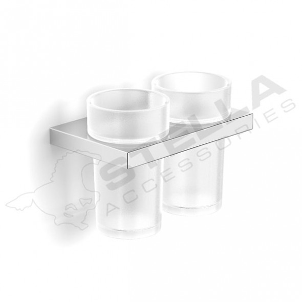 Uchwyt z dwoma szklankami Stella 05.412