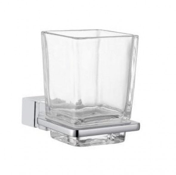 Uchwyt ze szklanką szkło bezbarwne Frescor Alano 24.07.00