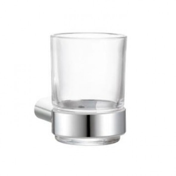 Uchwyt ze szklanką szkło bezbarwne Frescor Leo 23.07.00